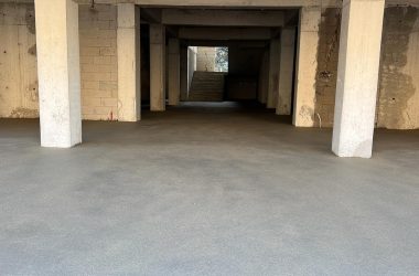 beton şap ankara bina girişi